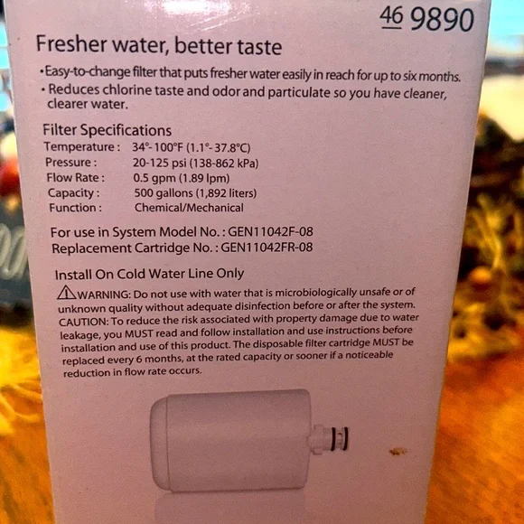 NWT⭐️KENMORE Lot of 2 PREMIUM Refrigerator FILTERS #46 9890 BRAND NEW in BOX!⭐️ - Picture 5 of 10
